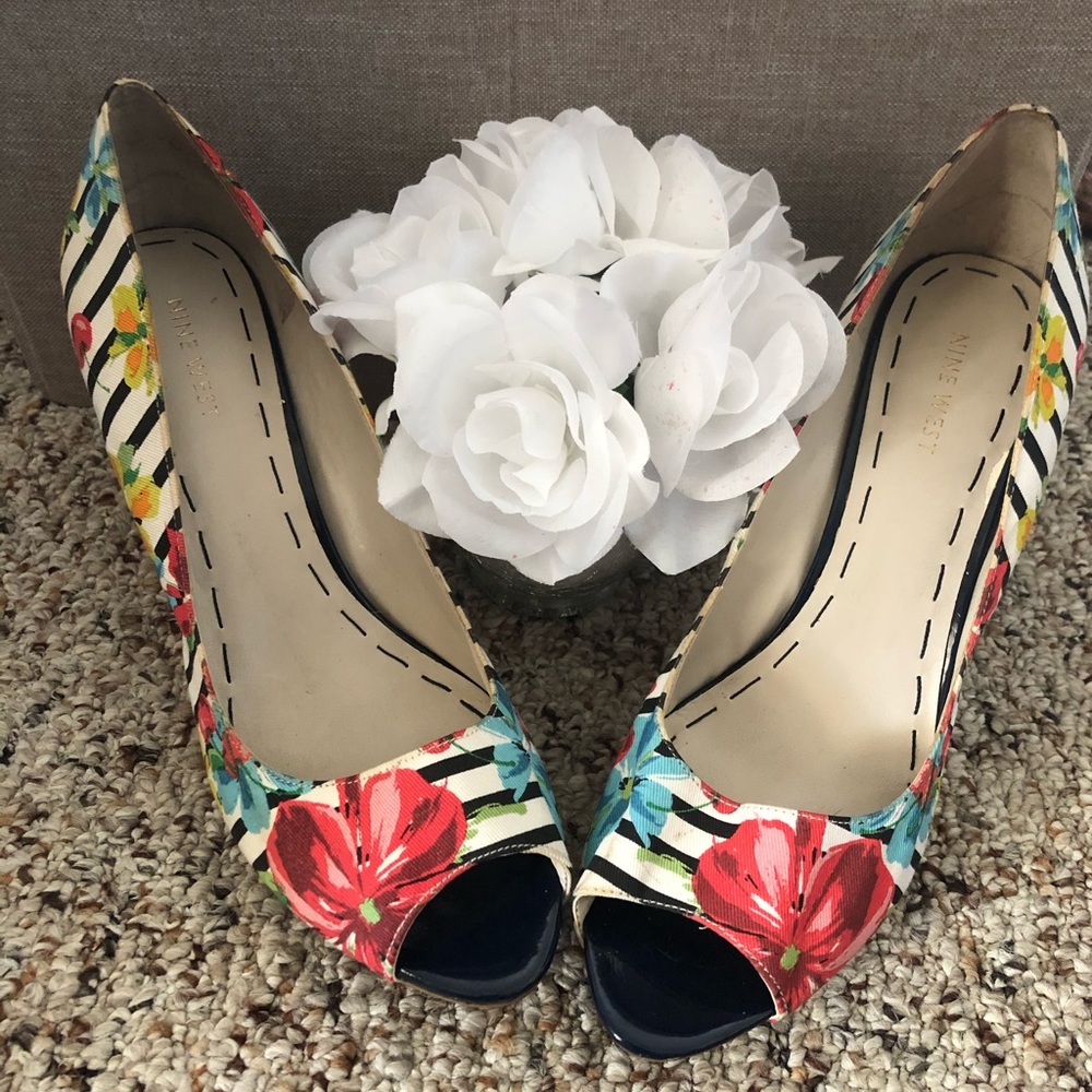 Nine West Heels Size 9 1/2